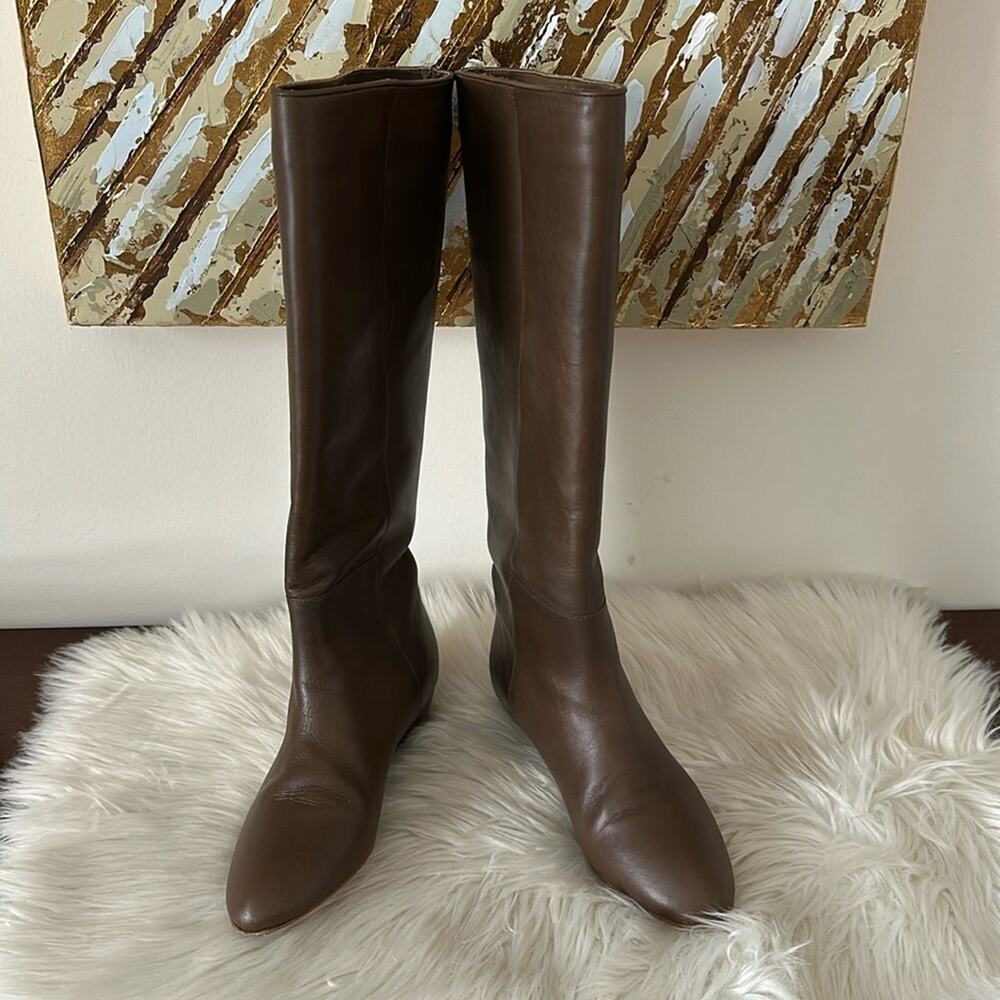 Loeffler Randall | Chestnut (Brown color) Matilde Wedge Boots Size 5.5 - Picture 2 of 15